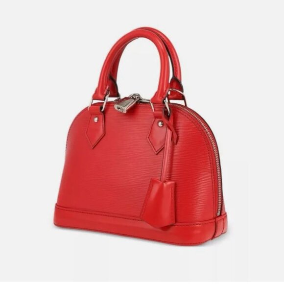 Louis Vuitton Alma Tote BB Red Epi Leather - Picture 6 of 8